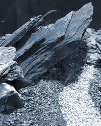 Natural Slate Stone 5 to 7 Inches - USA Sourced and Packaged for Aquascaping Aquariums, Terrariums, Paludariums, Reptile Enclosures, and Gardens (10lbs)