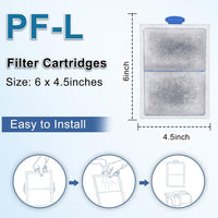 driamor 24 Pack PF-L Fish Tank Filter Cartridges Compatible with PF20 - 6 Pack - image 4