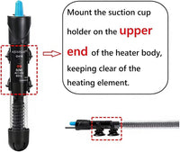 AQUANEAT Aquarium Heater, 50W Fish Tank Heater - 100W - image 3