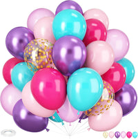 HILAVO Toy Inspired Story Balloons - Pink Purple Teal / 60PC