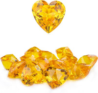 Niceup acrylic heart gems, 30 chunky 3D heart-shaped diamond gemstones for kids - view 8