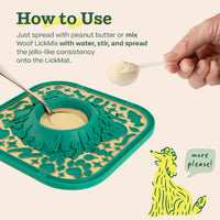 Woof LickMat, Slow Feeder Mat for Dogs, Green – Essentials for Dogs - Lavender - image 2