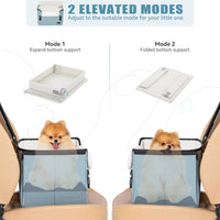 PETSFIT Dog Car Seats for Small Dogs, Patented Safety Buckles - Oxford Cloth / Mint Green - image 4