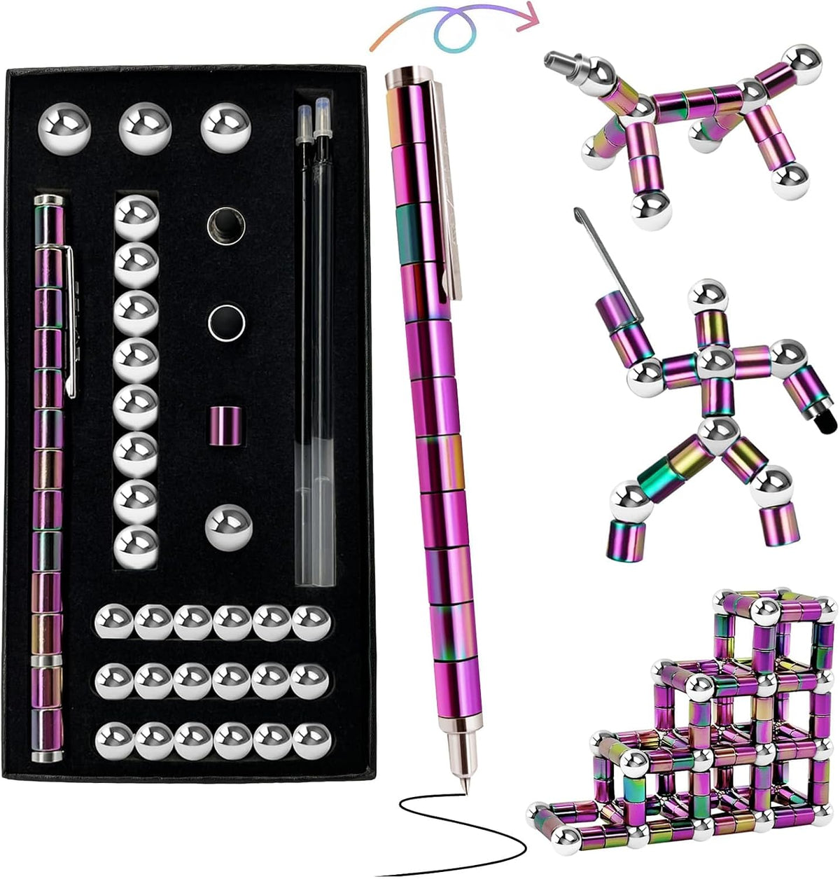 Fidget Gel Pen Gifts for Teens - Multicolored