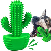 Cactus Dog Chew Toy for Aggressive Chewers - For Medium Dog / Green