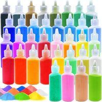 36 PCS Art Sand Kit, DIY Scenic Sand Painting & Wedding Decoration Bottles – Fun for Kids & Family - 36 Color