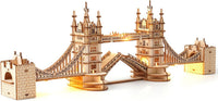 ROBOTIME Big Ben 3D wooden puzzle model with LED light - view 6