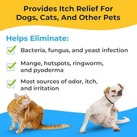 Smiling Paws Pets - Antibacterial & Antifungal Wipes for Dogs & Cats (with Chlorhexidine & Ketoconazole)