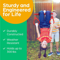 Jungle Gym Kingdom Swing Sets for Backyard - Red - image 3