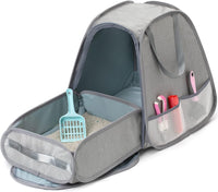 Collapsible Portable Cat Litter Box Standard for Travel Light Weight - image 3