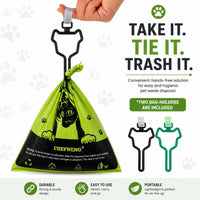 Doggy Poop Bags with Dispenser Dog Waste Pickup Bags Refill Rolls Cat - Green (72 Rolls Uscented) - image 3