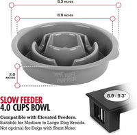 Tuff Pupper Slow Feeder Insert Bowl - 4 Cup - 8.9-9.3 Inch Feeder Holes - image 3