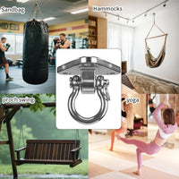 Yyiwhmy stainless steel heavy duty swing hanger with swivel bearing and mounting bolts - view 20