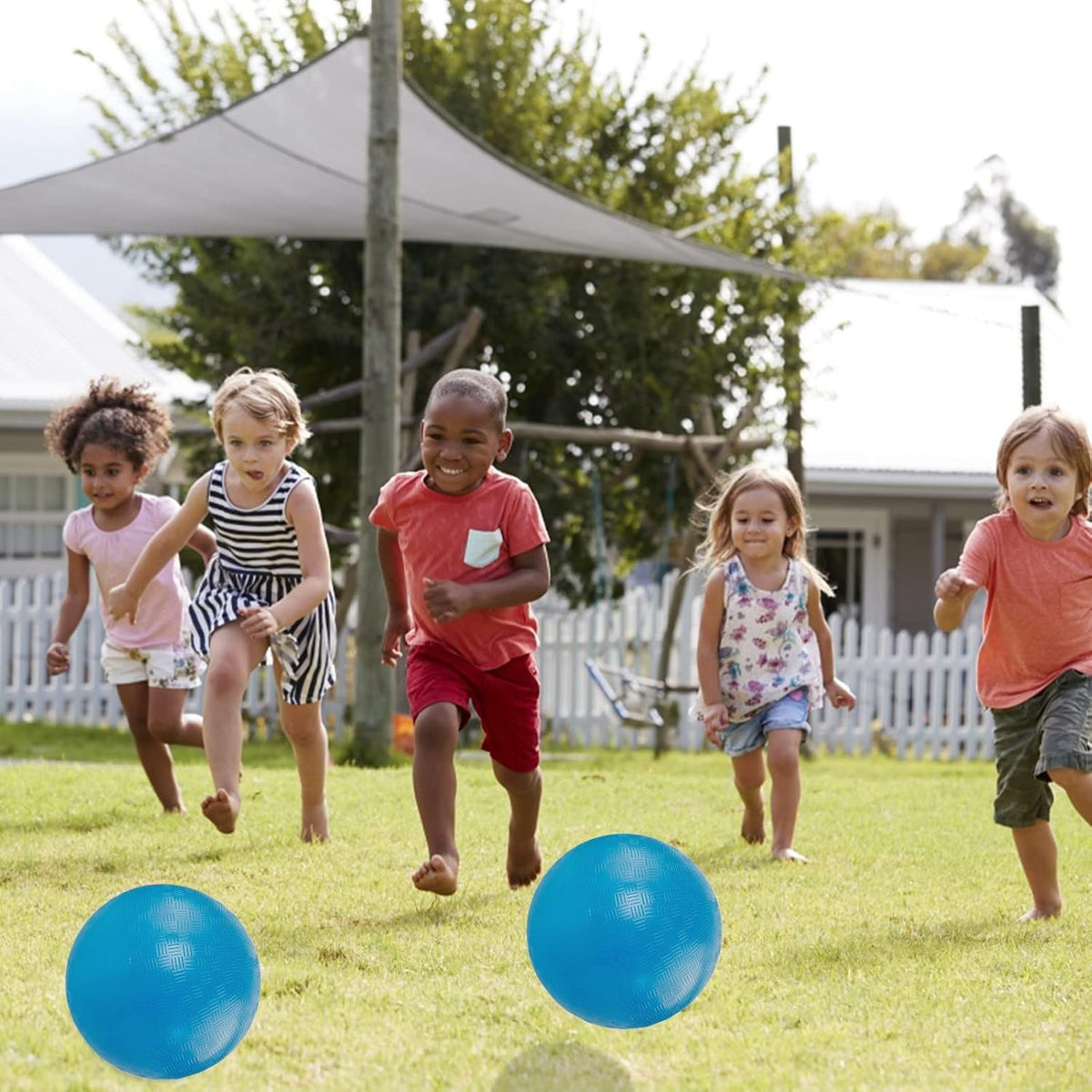 YNHFIFI 8.5 inch rainbow playground ball for kickball, dodgeball and four square - view 27