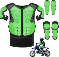 JUSTDOLIFE youth dirt bike gear set with chest protector, knee and elbow pads - view 10