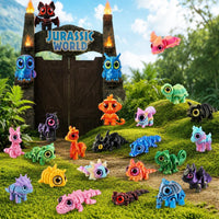 Celltestria 18PCS 3D Printed Skeleton Fidget Toys with Coffin Storage - Kawaii - image 4