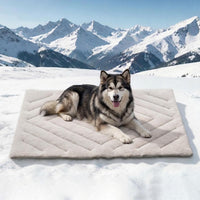 Dog Cooling Mat Self Coolings Foldable Cooling Pad for Dog in Summer - Rectangle,Gray / X-Large-59"L x 40"W