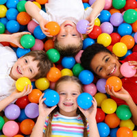 Ball Pit Balls for Toddlers, Crush Proof - Rainbow Colors / 200 balls - image 4