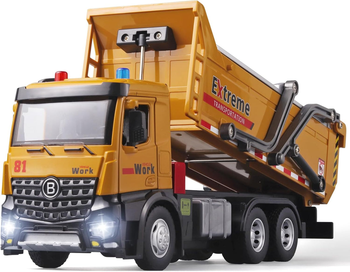 OANMYJJO diecast toy crane truck with extended boom and telescoping hook - view 5