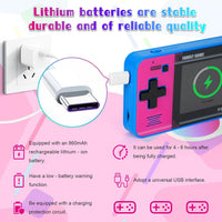 Handheld Electronic Toy for Kids - Blue+pink - image 3