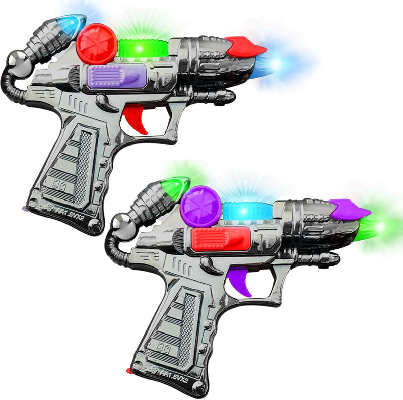 ArtCreativity Ranger Light Up Toy Gun Set of 2 with Flashing Lights