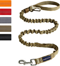 AUROTH Bungee Dog Leash for Large Dogs - Army Yellow / MAX: 4.5 FT