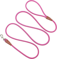 MayPaw Small Rope Dog Leash 6FT 8FT 10FT - 10ft*1/4" / pink