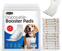 Disposable Dog Diaper Booster Pads XS - Paws / M - (100 Count)