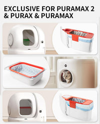PETKIT PuraX PuraMax Replaced Waste Bags-5 Rolls – Daily Care for Cats - 5 Roll (100 Count) - image 2
