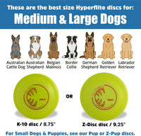 Hyperflite K-10 Jawz Puncture Resistant Dog Flying Disc - Midnight (Black) - image 2
