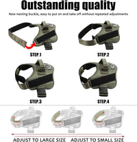 Bolux Dog Harness, No-Pull Reflective Dog Vest - Small (Pack of 1) / TacticalGreen - image 4