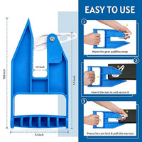 Mat Movers Tool, 2 Pcs Mat Grippers for Horse Stall Mat for Livestock, Thick Rubber Mat for Floor, Gym Floor Mat, Trailer Mat, Heavy Duty Stall Mat Handlers, Effortless Mat Puller for Tack Room, Barn