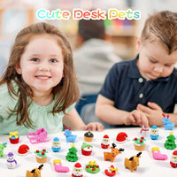 Kleeblatt Halloween erasers for kids shaped like pumpkins, ghosts, bats, skulls and cats - view 24