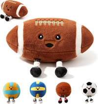 KUCCO-PILLOW 11 inch soccer ball plush pillow with two little legs