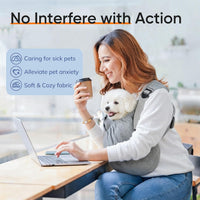 Supet Dog Sling Carrier for Pets - Grey / Plus ( 11 - 18Lbs ) - image 4