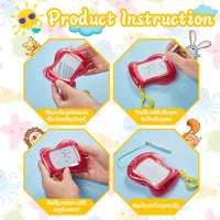 24 Pack Mini Magnetic Drawing Boards for Kids Erasable Doodle - image 3