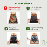 iDventure CluePuzzle Pyramid of the Sun 3D birch wood puzzle box with Aztec design - view 5