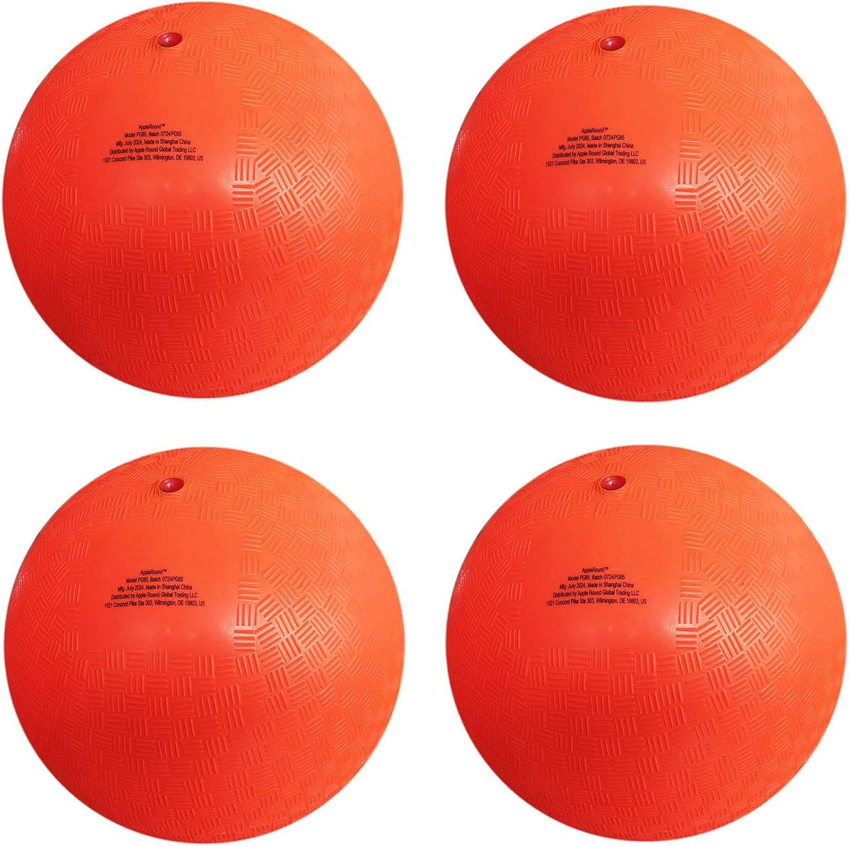 AppleRound 8.5-inch Dodgeball Playground Balls - Orange - image 2