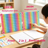 DK-SIMINA Large P0pp with Numbers - Two-sided 12x12 multiplication table - image 3