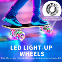 BELEEV 22 inch Skateboards for Kids - Starlight Purple - image 2