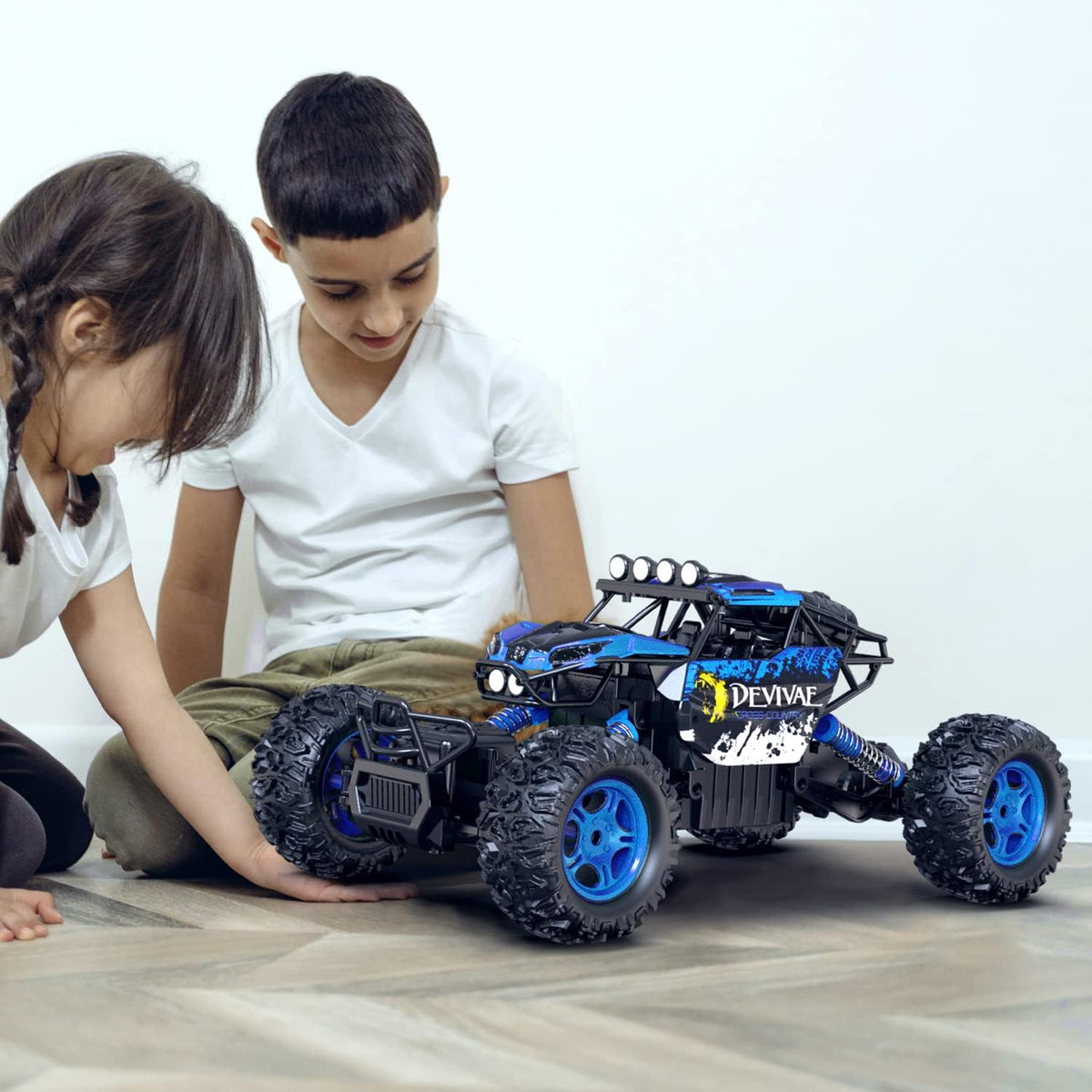 CROBOLL 1:12 Large RC Cars for Boys - Blue