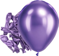 Bezente Assorted Latex Rainbow Balloons 100 Pack 12 inch – Fun for Kids & Family - 12-purple-s119 / 5inch (Small)