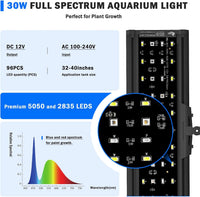 AQQA Clip On Aquarium Light - 30 Watts - image 2