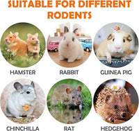 Sofier Timothy Hay Sticks - 44Pcs Natural Chews for Teeth - Handmade Rabbit & Guinea Pig Toys - Chinchilla, Rat, Hamster, Gerbil