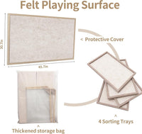 Yunihome puzzle board for 1000 pieces with 4 sorting trays and protective cover - view 26
