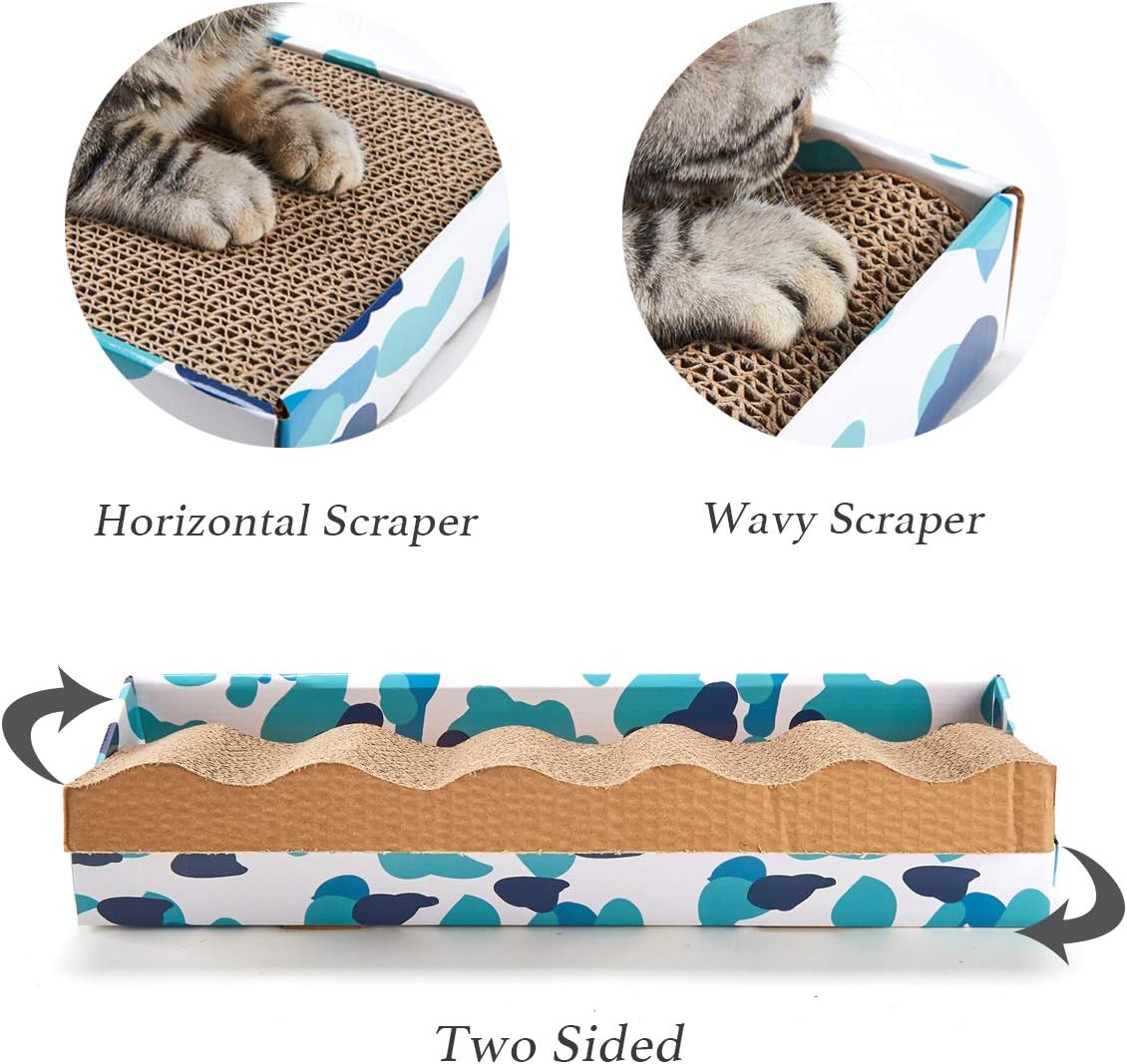 PEEKAB Cat Scratcher Cardboard Wide Scratching Board Reversible - M - image 2