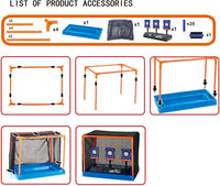 MTISGREAT auto reset digital shooting target with net and two wrist bands for toy blasters - view 5