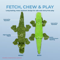 Best Pet Supplies Squeaky Dog Toys with Soft Durable Fabric for Small - image 3