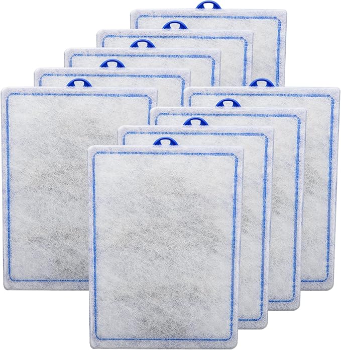 9 Count Assembled Large Filter Cartridges Compatible with Tetra Whisper Bio-Bag Filters 20i 40i IQ20/30/45/60 PF20/30/40/60, Large Replacement Filter Cartridges for Whisper Filters & Aquariums