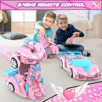 BLUEJAY Transform RC Cars for Boys 3-12 - Pink - image 3